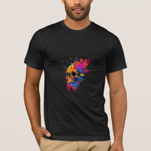 Trendige Totenkopf-T-Shirt-Drucke für Modefans T-Shirt