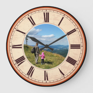 TRENDIGE UND EINPRÄGSAME MOMENTE PERSONALISIERTES  GROßE WANDUHR