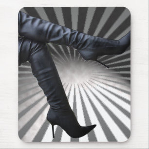 Trendige und moderne Boot Art Mousepad