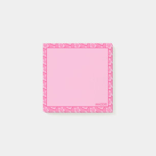 Trendige Vornehme Tropische Floral  Post-it Klebezettel