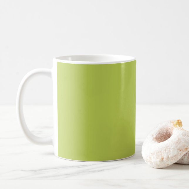 Trendige weiche Chartreuse-Kaffeetasse Kaffeetasse (Mit Donut)