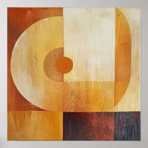 Trendige Wohnungsrenovierung Midcentury-Wandkunstp Poster