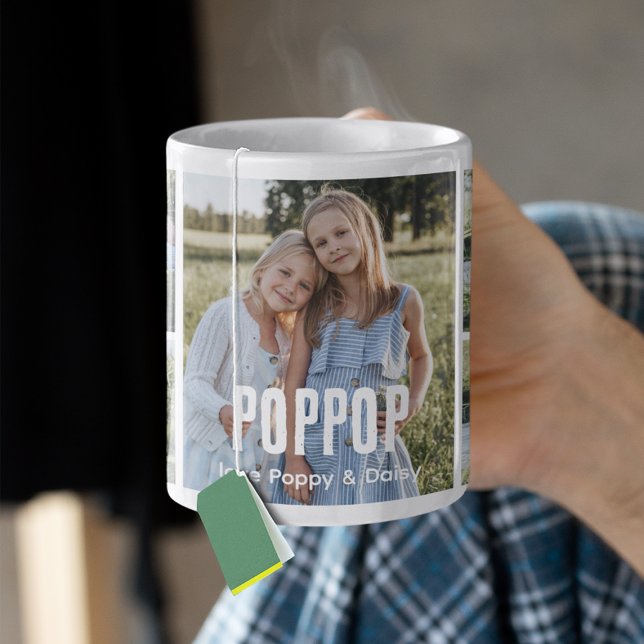 Trendiger 5-Foto-Collage-Poppop Kaffeetasse (Von Creator hochgeladen)