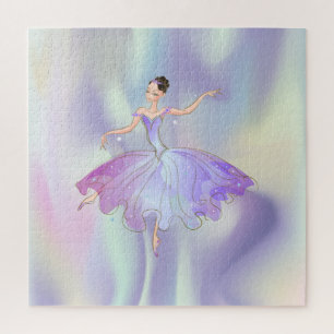 Trendiger abstrakter Ombre-Ballerina