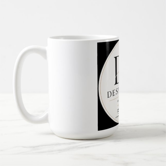 Trendiger Casual Streetwear Pullover Kaffeetasse (Links)