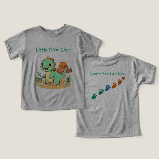 Trendiger Dinosaurier-Spaß (Design Vorderseite & Rückseite)