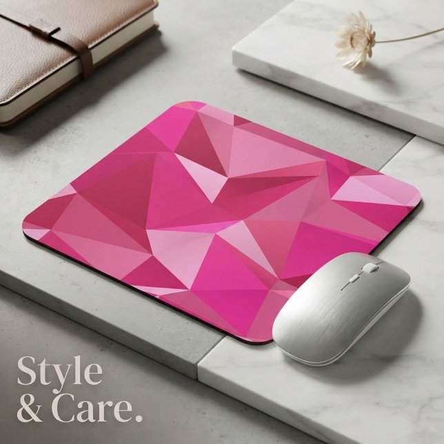 Trendiger geometrischer Halftone-Druck Mousepad (Trendy Geometric Halftone Print Mouse Pad)