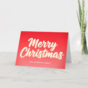 Trendiger Gradient Frohe Weihnachten Modern