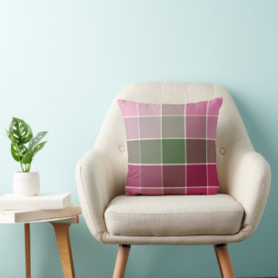 Trendiger moderner Farblock Kissen