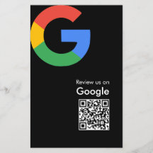 Trendiger moderner Google-Review-QR-Code