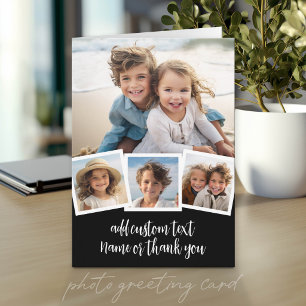 Trendiger Name für ein Fotocollagen-Skript Karte