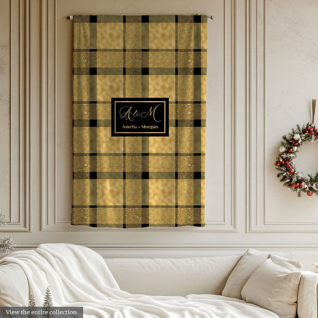 Trendiger personalisierter eleganter Karobluster f Fleecedecke (Trendy Personalized Elegant Plaid Blanket for Him)