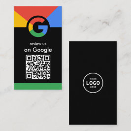 Trendiger professioneller Scan-to-Review Google-QR Visitenkarte