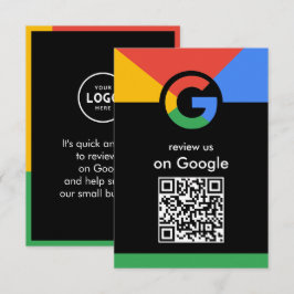 Trendiger professioneller Scan, um den Google-QR-C Begleitkarte