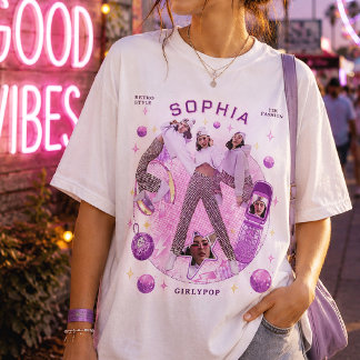 Trendiger Retro-Y2K-Gen-Z-Millennial-Urban-Festiva T-Shirt