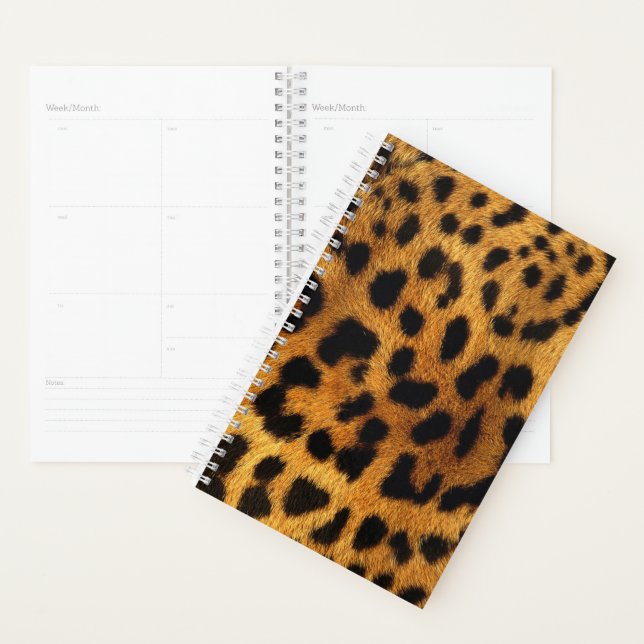 trendiger, schicker Tiermuster brauner Leopardendr Planer (Anzeige)