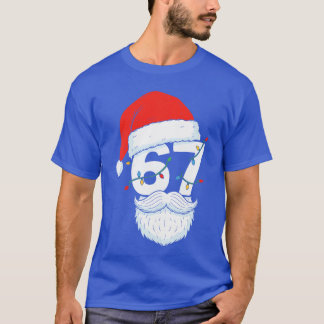 Trendiger Si Seven Meme Weihnachten 67 Santa Gesic T-Shirt