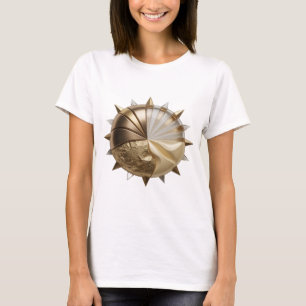 Trendiger Silberner GOLDENER MOND Statement-Design T-Shirt