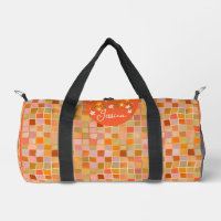 Trendiger Sommer Chic orange Mosaik