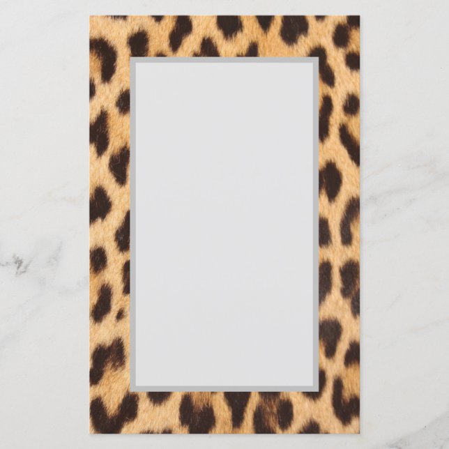 trendiger, stylischer Wildsafari-Leopardendruck (Vorderseite)