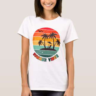 trendiger "Summer vibes" T - Shirt