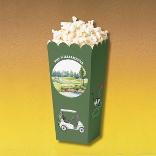 *Trendiger Wasserfarbe Golf Orientierter Kurs Wage Geschenkschachtel