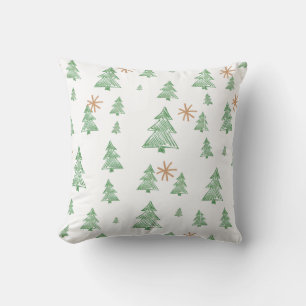 Trendiger Winter Einzigartige Weihnachtsbaum Stern Kissen