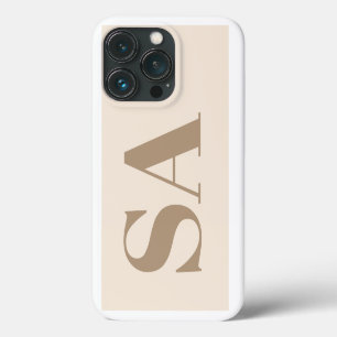trendiges Antique White mit Monogramm Case-Mate iPhone Hülle
