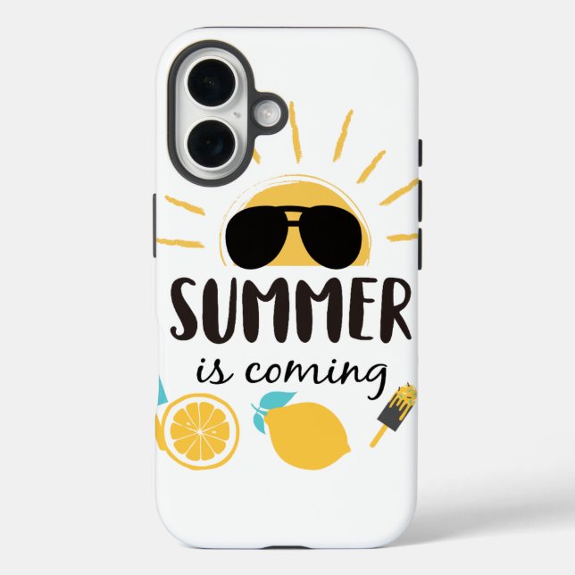 Trendiges, benutzerdefiniertes Design | Personalis iPhone 16 Hülle (Rückseite)