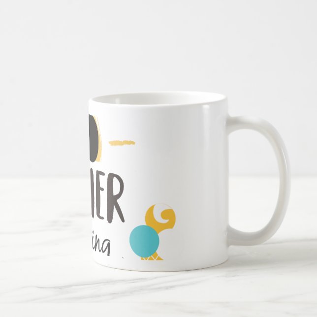 Trendiges, benutzerdefiniertes Design | Personalis Kaffeetasse (Rechts)