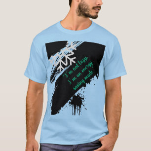 Trendiges blaues Grafik-T-Shirt für Männer T-Shirt