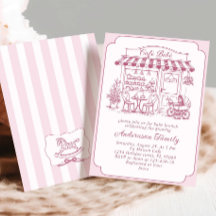 Trendiges Café Bebe Französische Coffeeshop Baby S