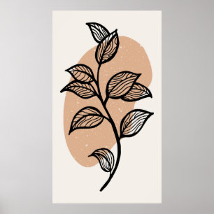 Trendiges Design Poster