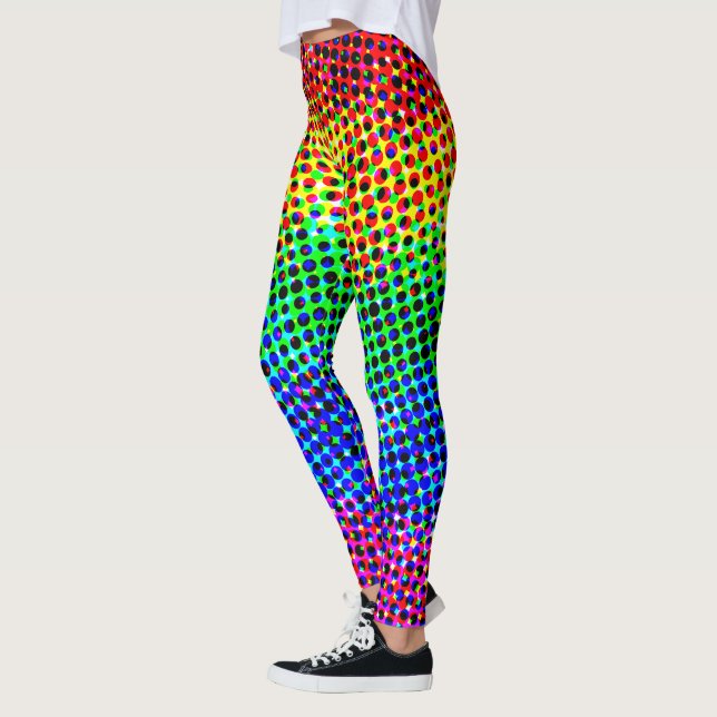 Trendiges disco-Rainbow-Party Leggings (Links)