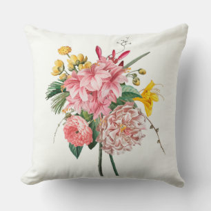 trendiges, elegantes, chic floral-kissen kissen