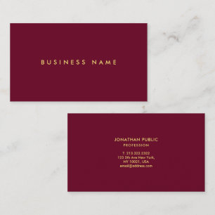 Trendiges Elegantes Modernes Einfaches Template Go Visitenkarte