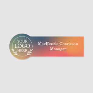 Trendiges Elegantes Professionelles Schreibtisch- Namensschild