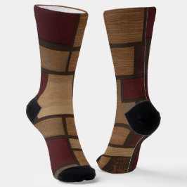 Trendiges farbenfrohes Muster Socken