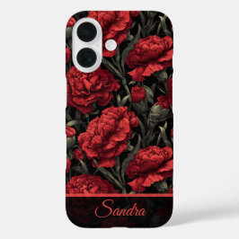 Trendiges Geschenk für die Trauzeugin Nelke Blumen iPhone 16 Hülle
