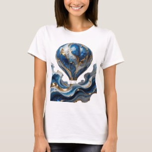 Trendiges Gold ABSTRACT ART Künstlerisches Motiv v T-Shirt