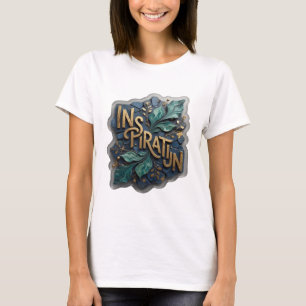 Trendiges Gold INSPIRATION Tragbare Kunst T-Shirt