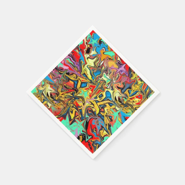 Trendiges Graffiti-Party Serviette (Ecke)