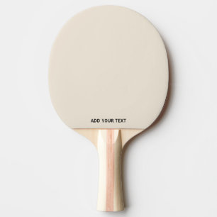 Trendiges Haferbrei-Beige - Individuelles Ping-Pon Tischtennis Schläger