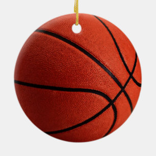 Trendiges heißes Basketball-Weihnachtsornament Keramik Ornament