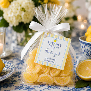 Trendiges Lemon-Aesthetic Freshly 21 Geburtstag Geschenkanhänger