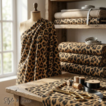 Trendiges Leopardenmuster einzigartiger Stil