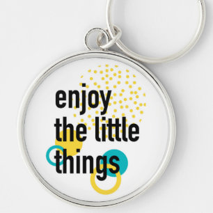 Trendiges, lustiges, glückliches Design von Enjoy  Schlüsselanhänger