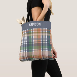 Trendiges modernes Karo Tasche