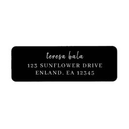 Trendiges modernes schwarzes Schrift-Design