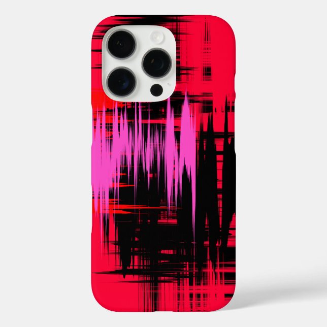 Trendiges Musterdesign iPhone 16 Pro Hülle (Rückseite)